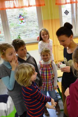 Foto des Albums: Bundestagsabgeordnete Jana Schimke zu Gast bei den Reporterkids