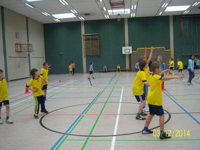 Foto des Albums: Jugend trainiert für Olympia „Zweifelderball“ der Grundschulen (12. 03. 2014)