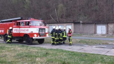 Foto des Albums: Ausbildung „Gruppe im Löscheinsatz“ (03. 04. 2014)