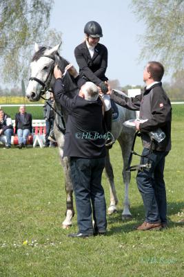 3. Platz Vivien Tessmer mit Lennox 