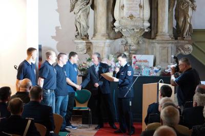 Foto des Albums: 130 Jahre Freiwillige Feuerwehr Dahme, Empfang in der Klosterkirche (30.04.2014)