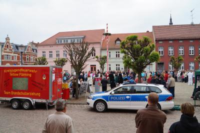 Foto des Albums: 130 Jahre Freiwillige Feuerwehr Dahme, Aufstellen des Maibaumes (01.05.2014)