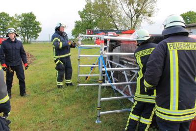 Aebeiten mit der Rettungsplattform 