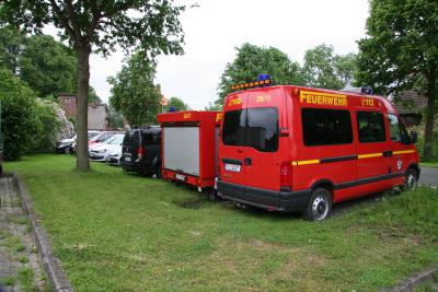 Foto des Albums: Richtfest am Dorfgemeinschaftshaus Seester (27.05.2014)