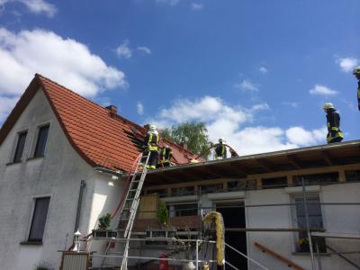 Foto des Albums: Einsatz 099/2014 - Dachstuhlbarnd