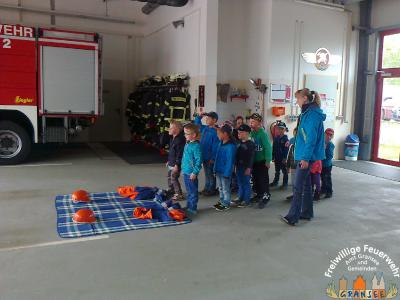 Foto des Albums: Abschlussübung AG Feuerwehr der Kita Zwergenland
