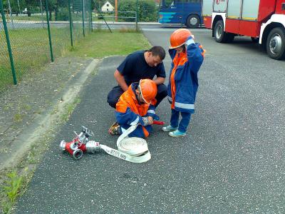 Foto des Albums: Abschlussübung AG Feuerwehr der Kita Zwergenland