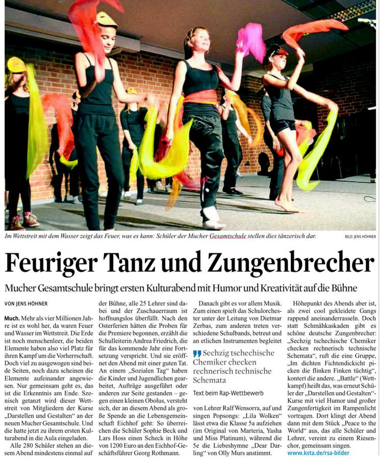 Bild: KSTA vom 21.06.2014