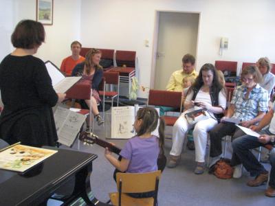 Foto des Albums: Elternvorspiel der Gitarrenklasse von Heike Backhaus