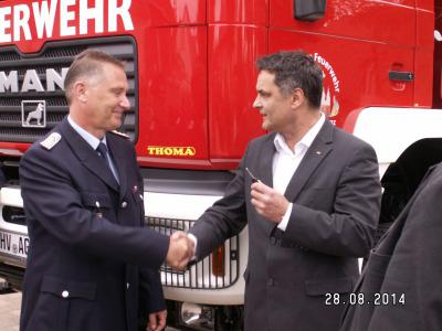 Foto des Albums: Übergabe Tanklöschfahrzeug an die Löschgruppe Menz