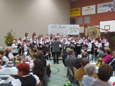 Foto des Albums: Frauenchor beim MGV zum 125jährigen Jubiläum (01. 09. 2014)