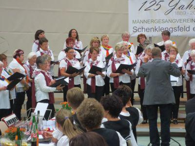 Foto des Albums: Frauenchor beim MGV zum 125jährigen Jubiläum (01. 09. 2014)