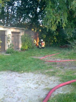 Foto des Albums: Brandeinsatz Garage am Friedhof