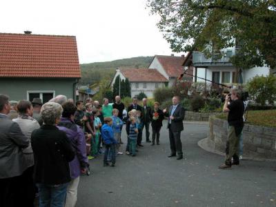 Foto des Albums: Das ZDF in Schondra und Singenrain - Druck aufbauen gegen TenneT (11.10.2014)