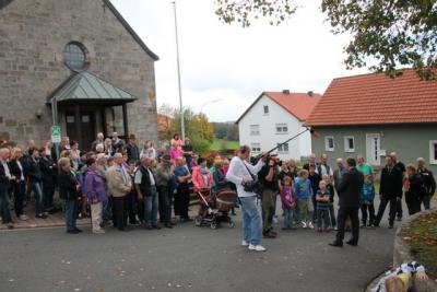 Foto des Albums: Das ZDF in Schondra und Singenrain - Druck aufbauen gegen TenneT (11.10.2014)