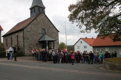 Foto des Albums: Das ZDF in Schondra und Singenrain - Druck aufbauen gegen TenneT (11.10.2014)