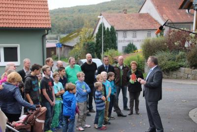 Foto des Albums: Das ZDF in Schondra und Singenrain - Druck aufbauen gegen TenneT (11.10.2014)