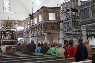Foto des Albums: Kirche Sankt Marien in Dahme/Mark wird zur Schaustelle Stadtkern (18.10.2014)