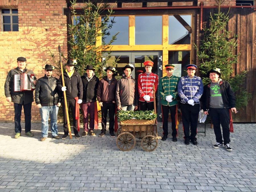 Bild: Zum Bettelmarsch bereit