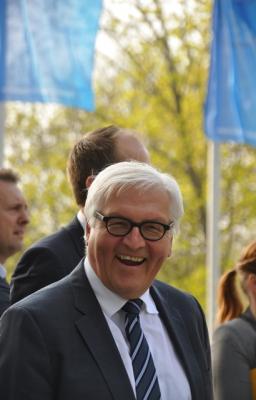 Vorschaubild: Aussenminister Steinmeier auf BUGA Gelände in Rathenow