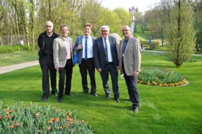 Vorschaubild: Aussenminister Steinmeier auf dem Weinberg in Rathenow