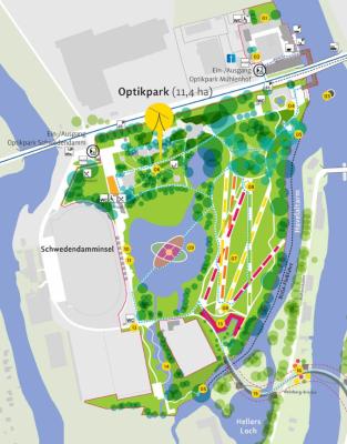Vorschaubild: Geländeplan Rathenow - Oprikpark