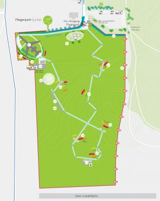 Vorschaubild: Geländeplan Stölln - Fliegerpark