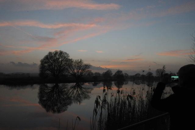 Bild : Abendstimmung an der Havel in Premnitz