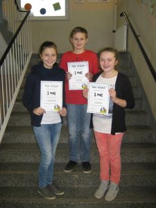 Bild: Die besten Mathematiker unserer 6. Klasse