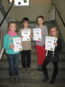 Bild: Die besten Mathematiker unserer 4. Klasse
