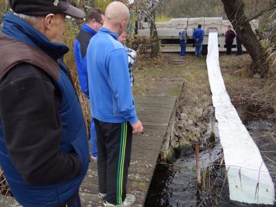 Premiere am Barleber See I, die Fischrutsche 