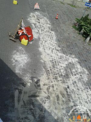 mit Bindemittel abgestreute Fl&auml;che 