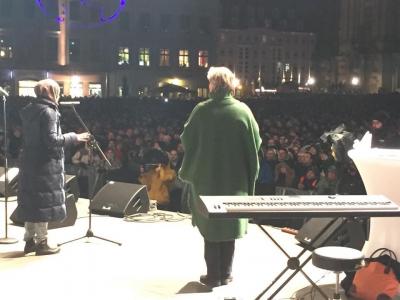 Foto des Albums: I,Slam vor der Frauenkirche in Dresden (26. 01. 2015)