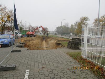 Vorschaubild: Umverlegung Abwasserdruckleitung für Neubau der Südwache Mercedes Benz
