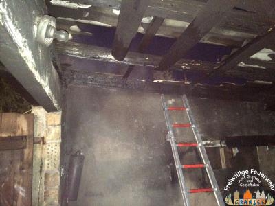 Foto des Albums: Einsatz 1254-B: Gebäude Klein - Schulzendorf, Pappelallee