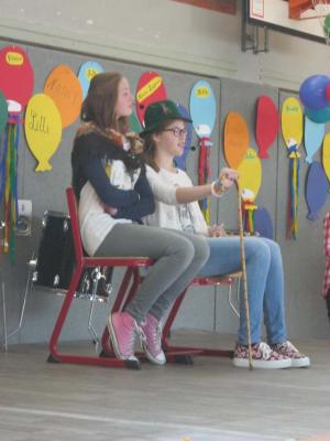Theater-AG in Aktion 