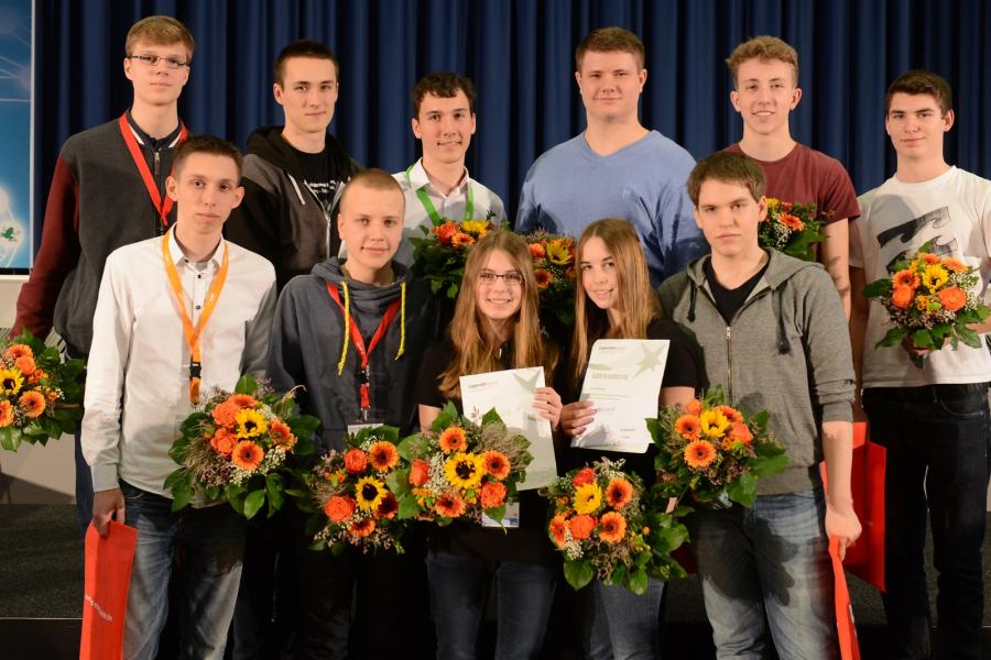Bild: Die Sieger des Landeswettbewerbes 2015