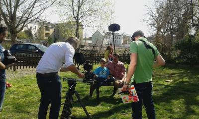 Abschlussseinstellung mit Stefan und Jakob 
