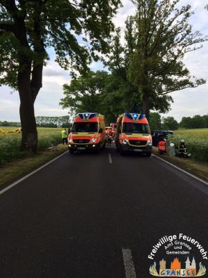 2 RTW an der Einsatzstelle 