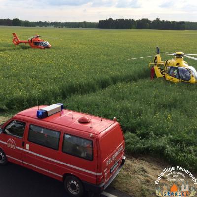 2 RTH auf dem Feld 
