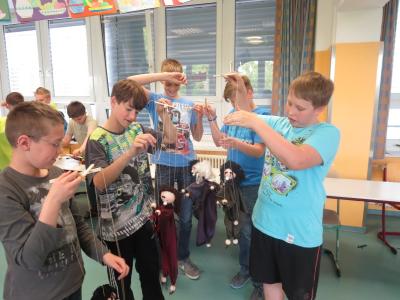 Foto des Albums: Marionetten basteln - Klasse 6