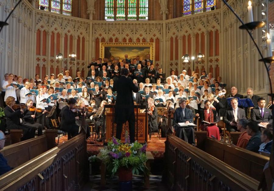 Bild: Die Aufführung der h-Moll-Messe von Bach war die bisher  größte Herausforderung für die Kantorei