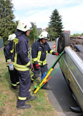 Foto des Albums: Ausbildung Hilfeleistung - Verkehrsunfall (18. 07. 2015)