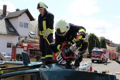 Foto des Albums: Ausbildung Hilfeleistung - Verkehrsunfall (18. 07. 2015)