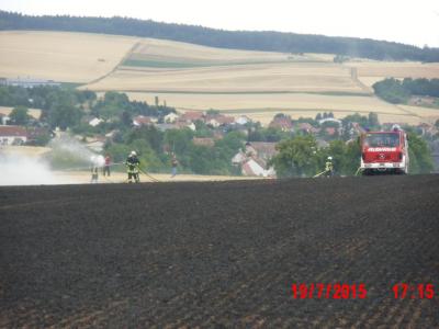 Foto des Albums: Stoppelacker in Flammen (20. 07. 2015)