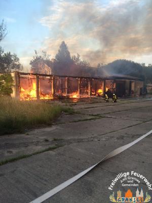erste Brandbek&auml;mpfung mit C-Rohr 