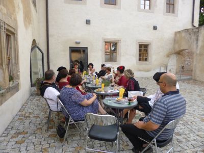 Foto des Albums: Zeitreisende aus Jüterbog zu Besuch in Mühlberg