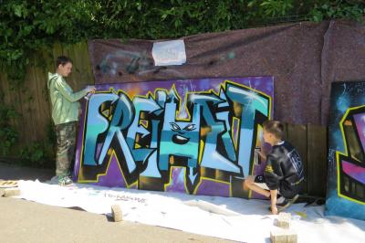 Foto des Albums: Graffiti-Projekt der 6 a