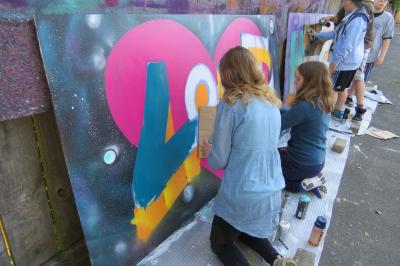 Foto des Albums: Graffiti-Projekt der 6 a