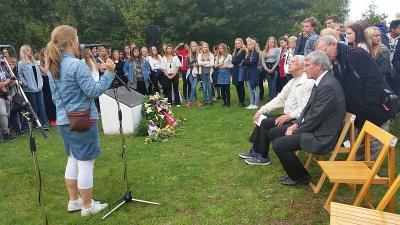 Foto des Albums: Bilder vom Besuch einer Norwegischen Delegation mit Zeitzeuge Sigurd Syversen im Geschichtspark Falkensee